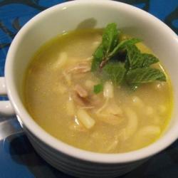 Potage de poule à la portugaise (Canja de Galinha)