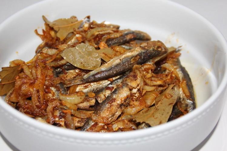 Sardines frites à la sauce d’escabèche